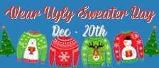 School Spirit Day - Wear Ugly Sweater Day